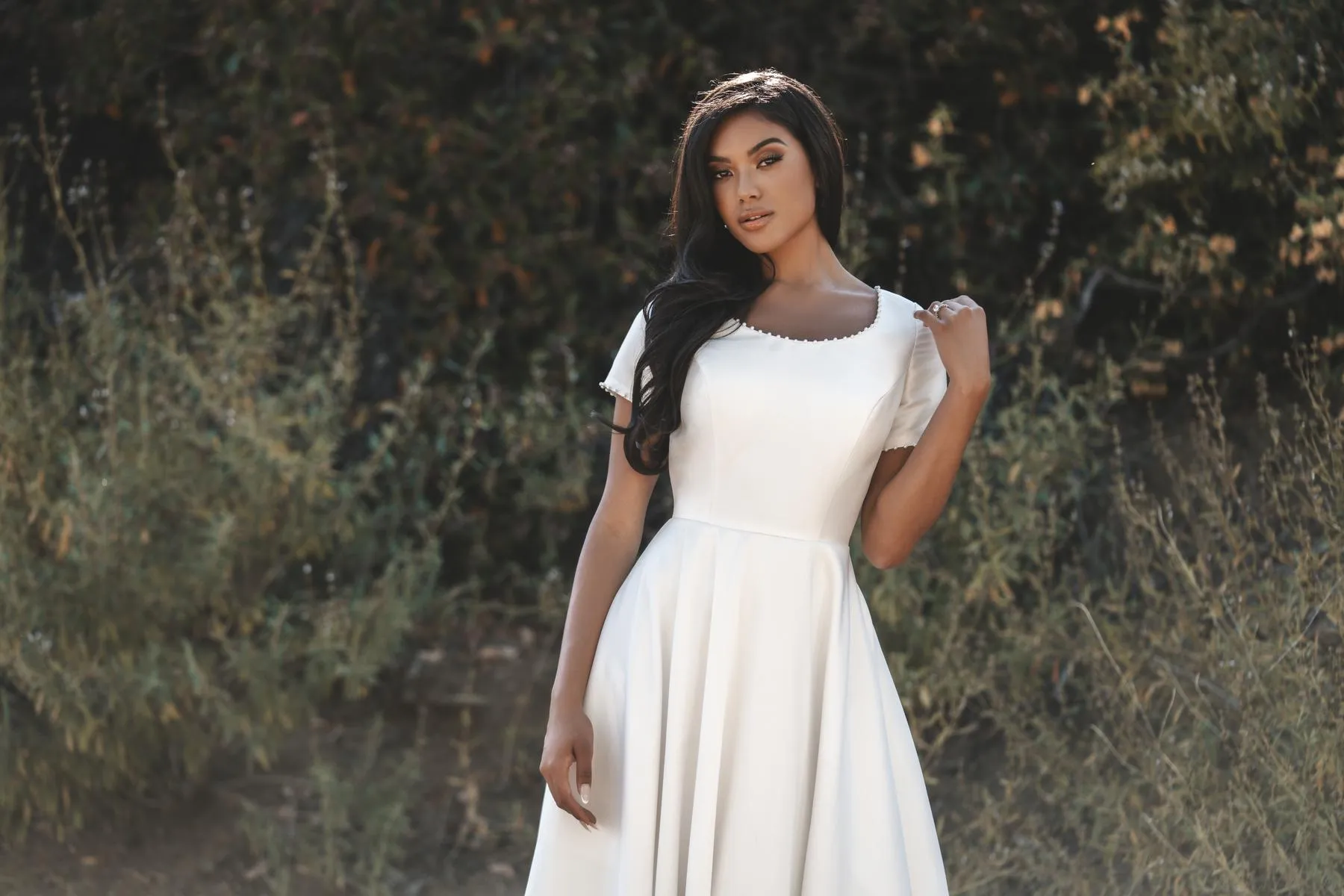 Allure Bridals Modest Dress M723