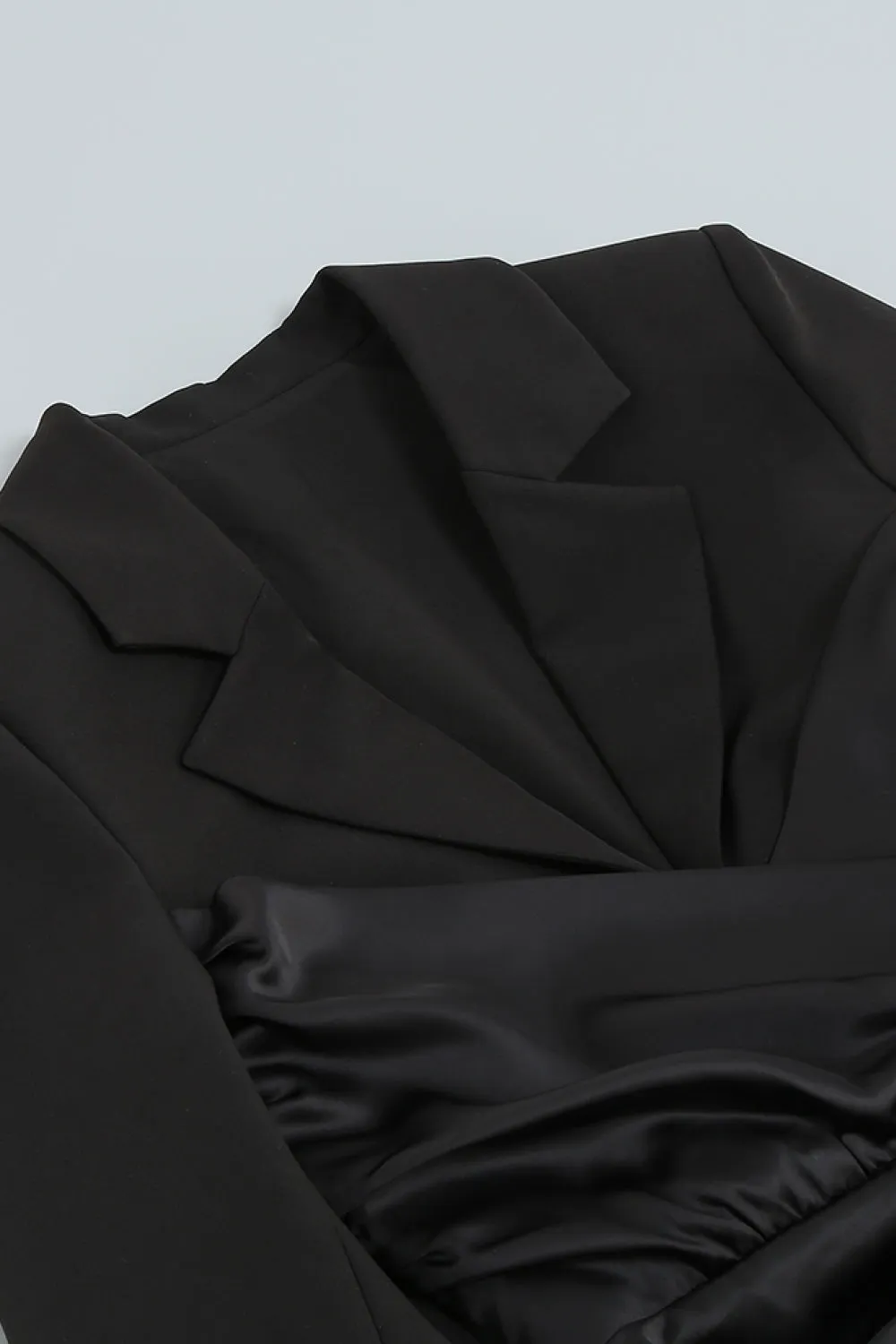 Ava lapel collar dress