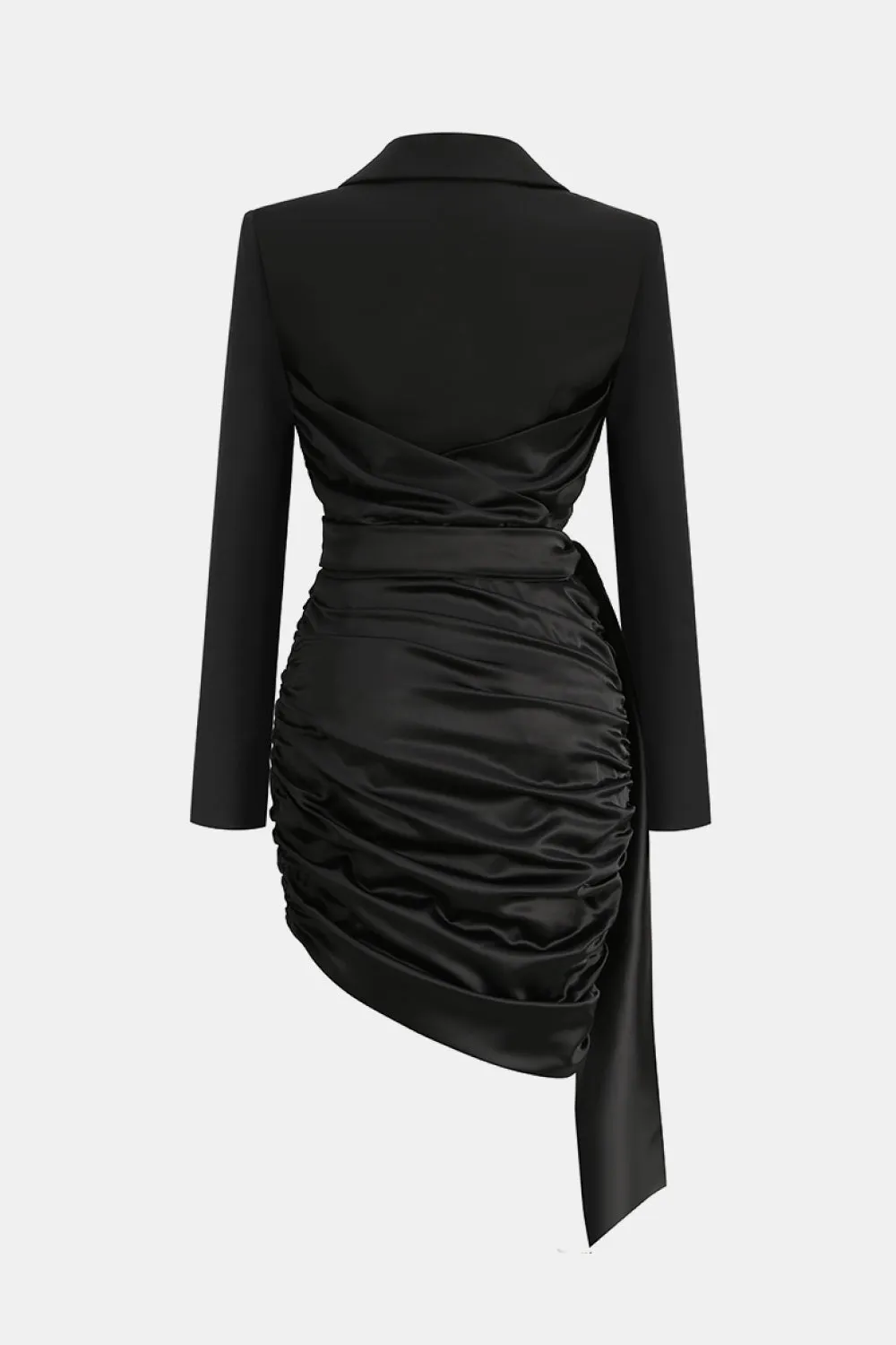 Ava lapel collar dress