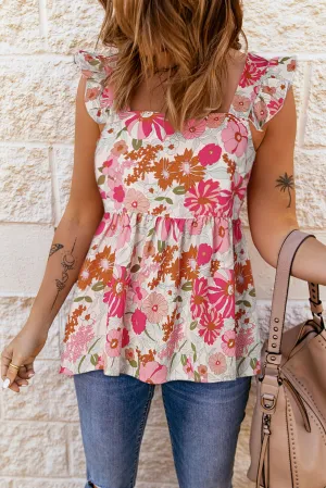 Babydoll Floral Top