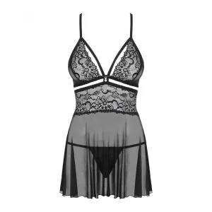 Babydoll Obsessive 838-BAB-1 Black L/XL