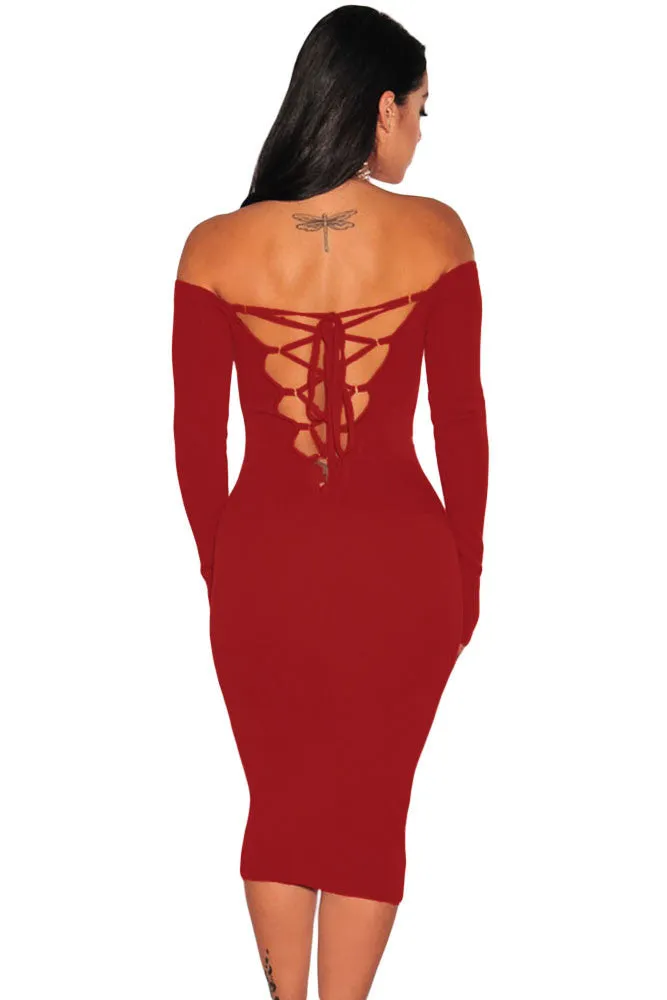 Black Back Lace Dress