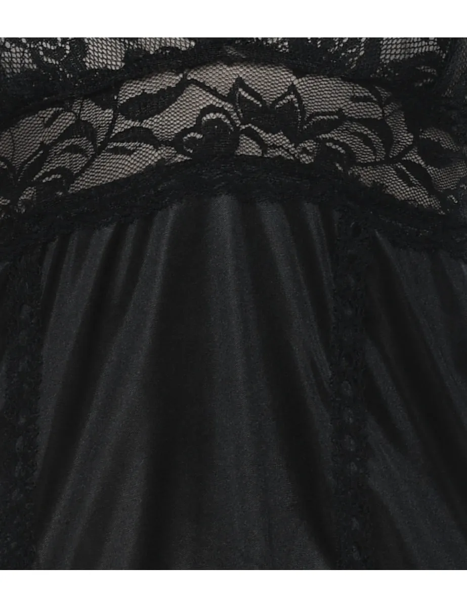 Black Lace Babydoll - XS