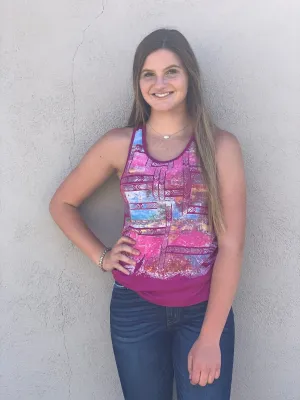 Catchfly Jolie Berry Tank Top