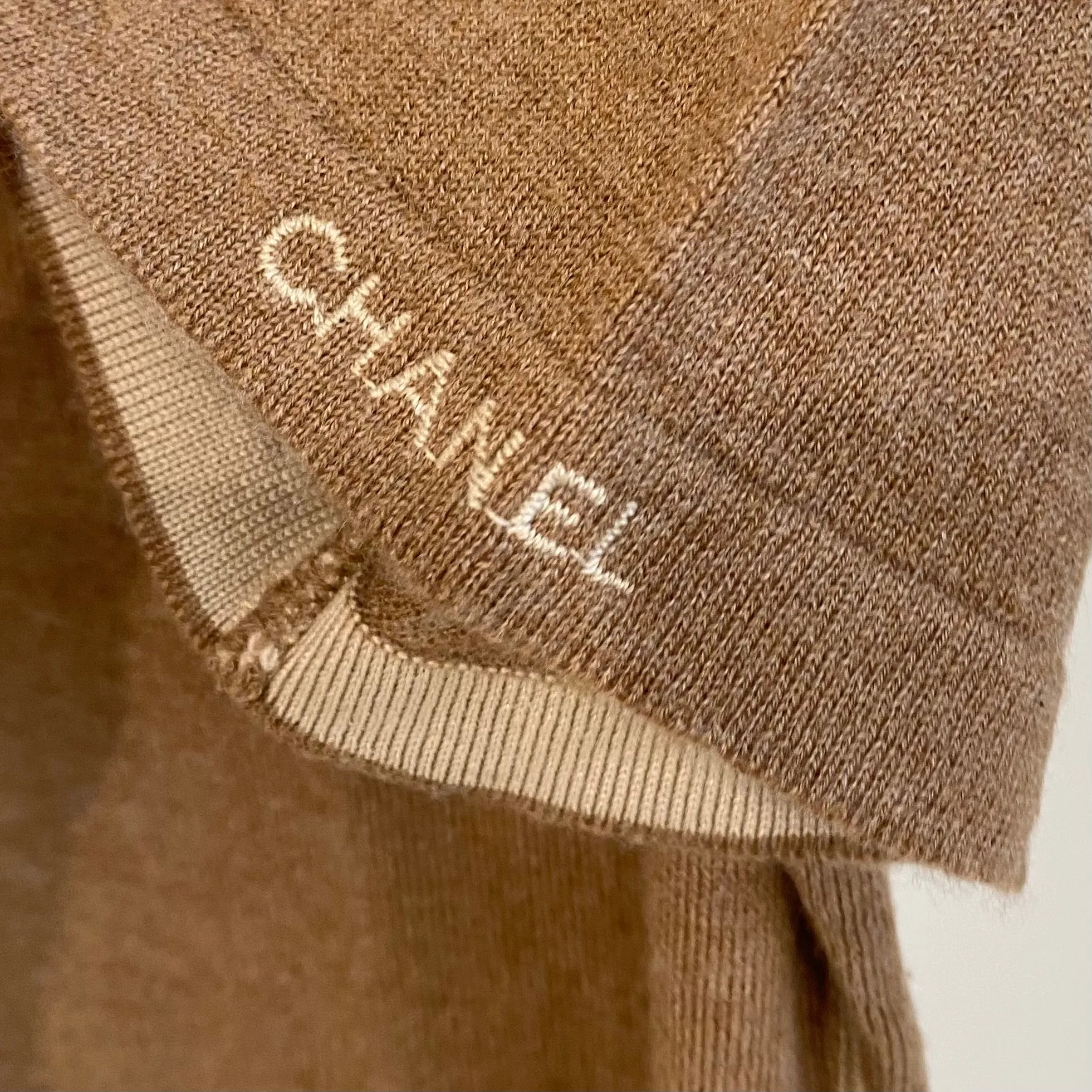 Chanel Brown Knit Top