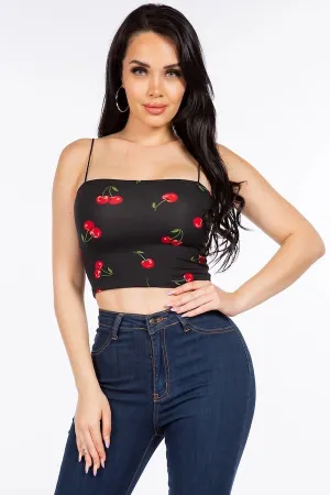 Cherries on Top Crop Top