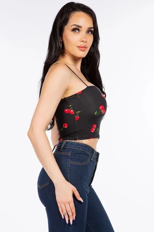 Cherries on Top Crop Top
