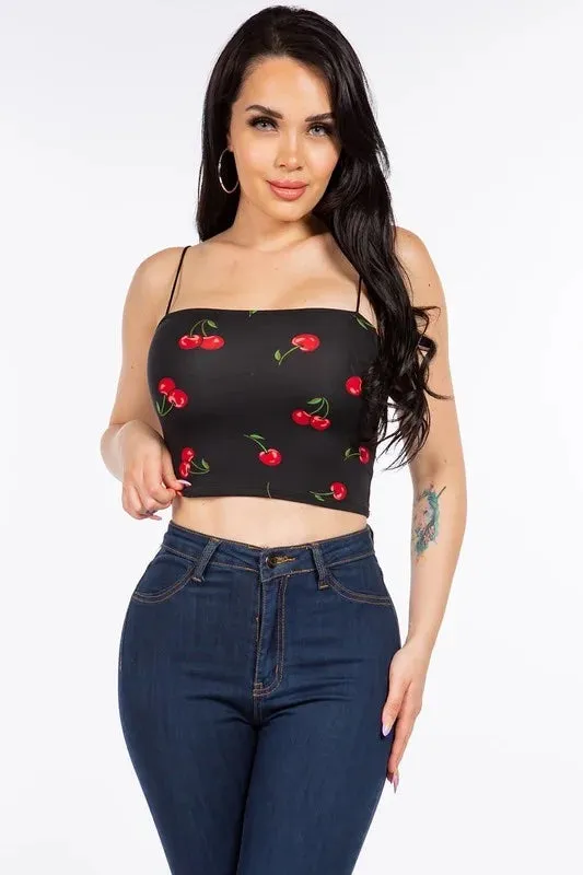 Cherries on Top Crop Top