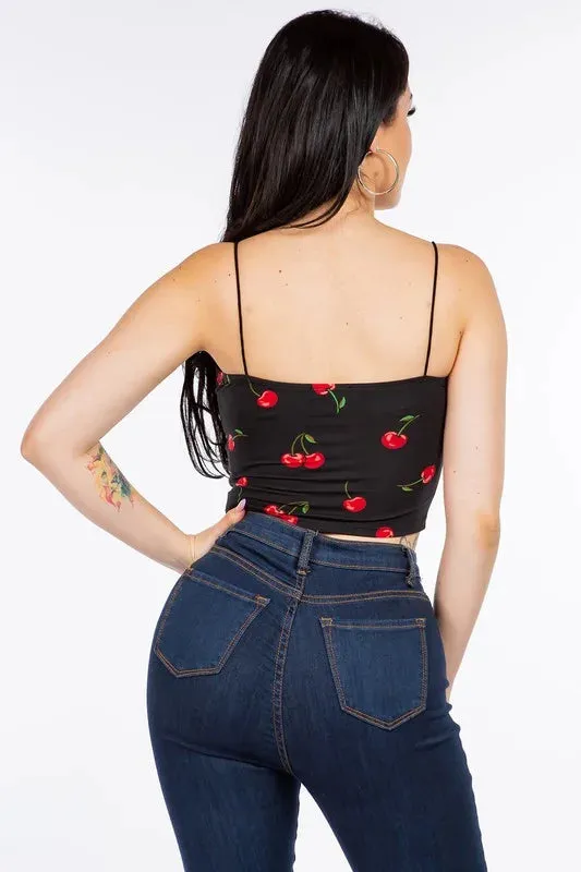 Cherries on Top Crop Top
