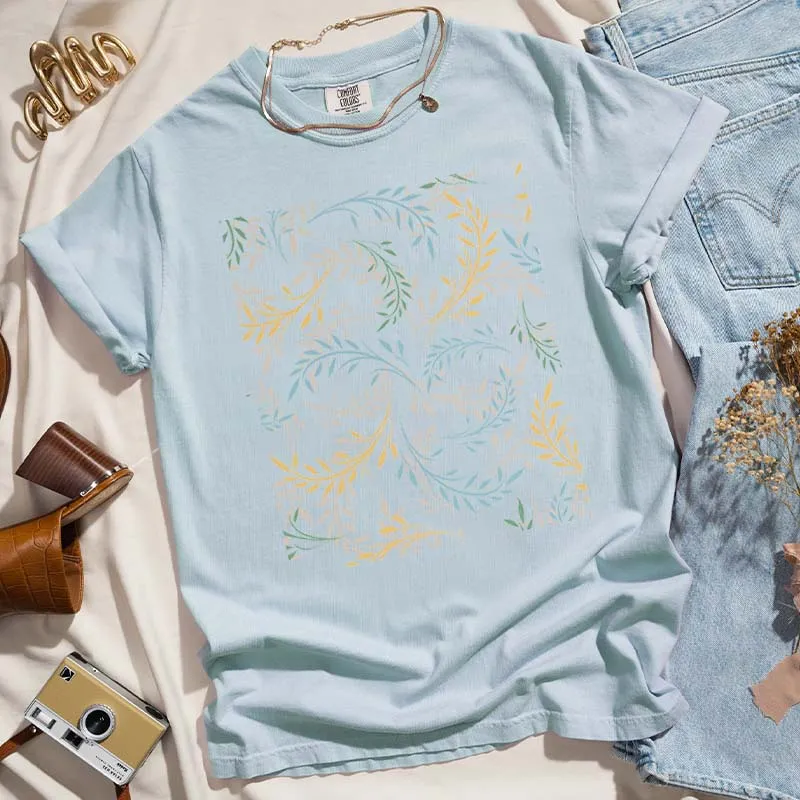 Copenhagen Minimalist Flowers T-Shirt