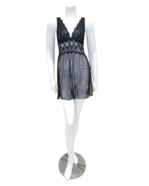 Cosabella Black Allure Babydoll Chemise