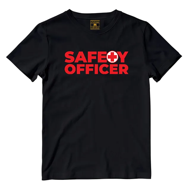 Cotton Shirt: Safety Officer Minimalist