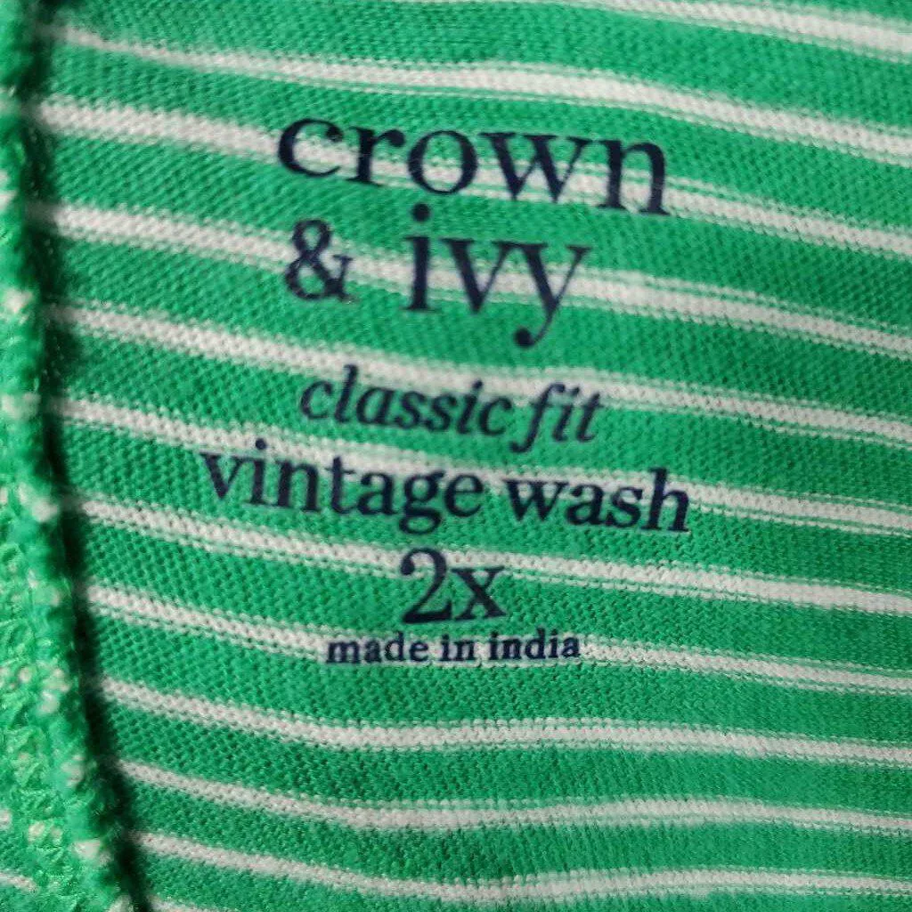 Crown & Ivy Top 2X