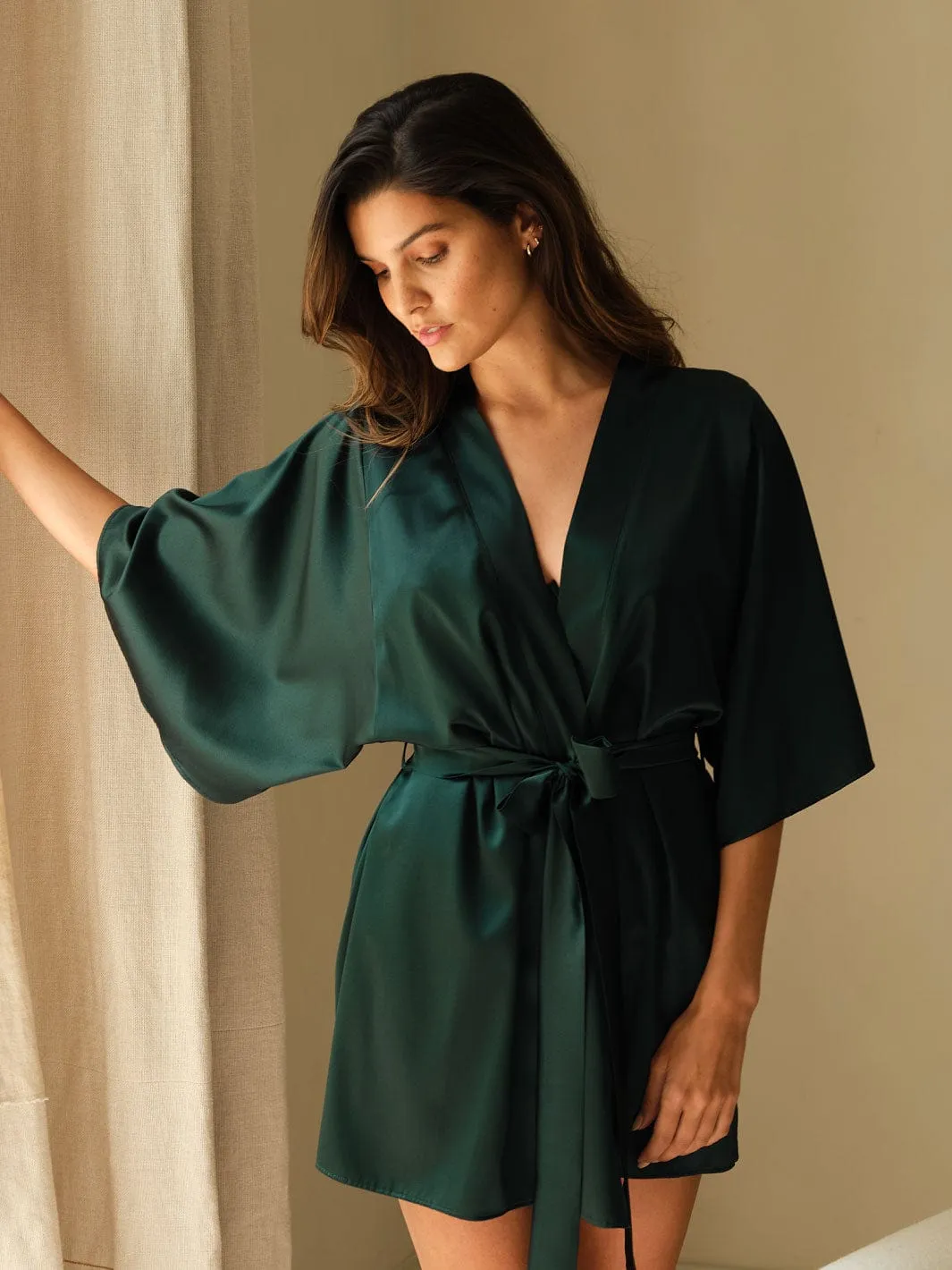 Eva Silk Robe