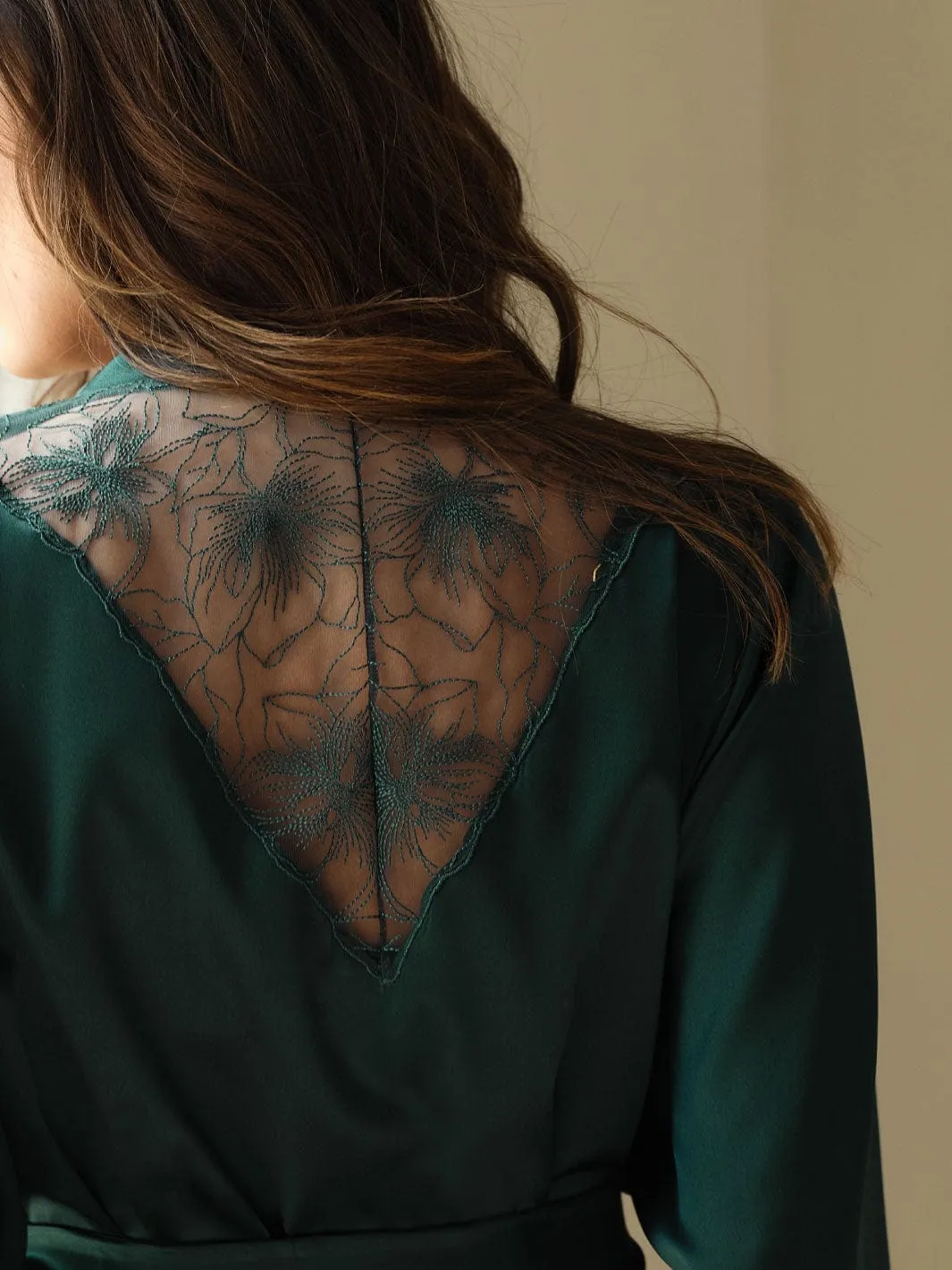 Eva Silk Robe