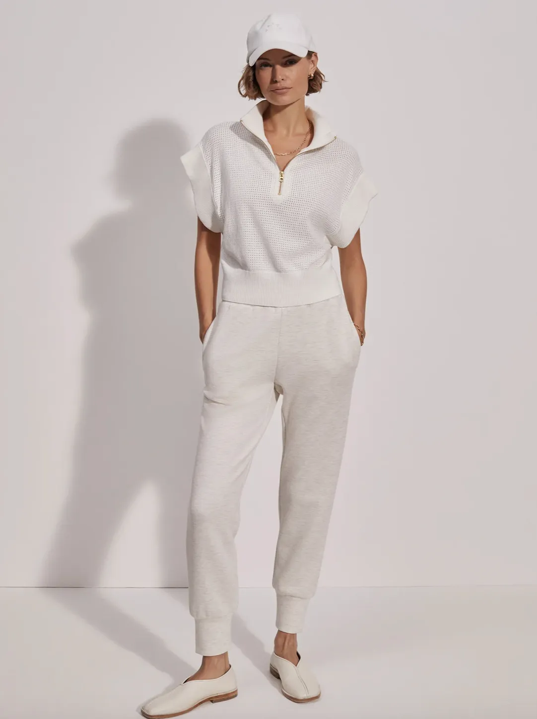 Fulton Cropped Knit Snow White
