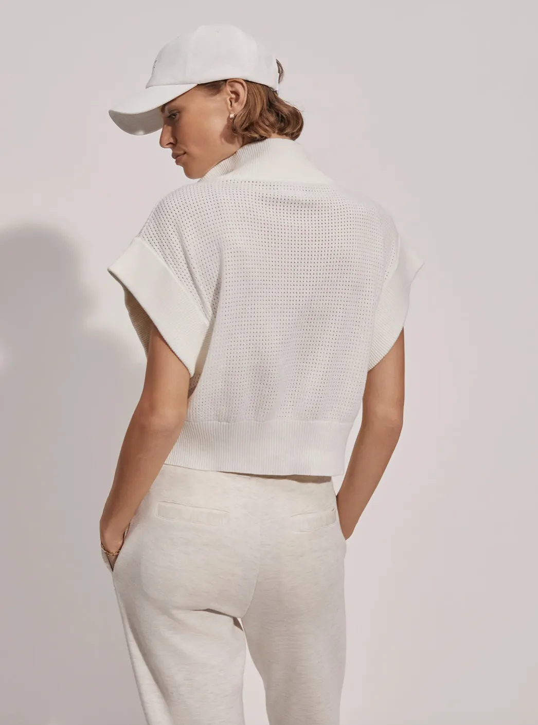 Fulton Cropped Knit Snow White