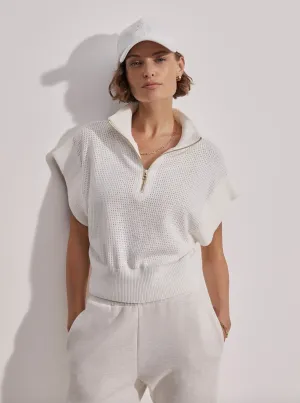 Fulton Cropped Knit Snow White