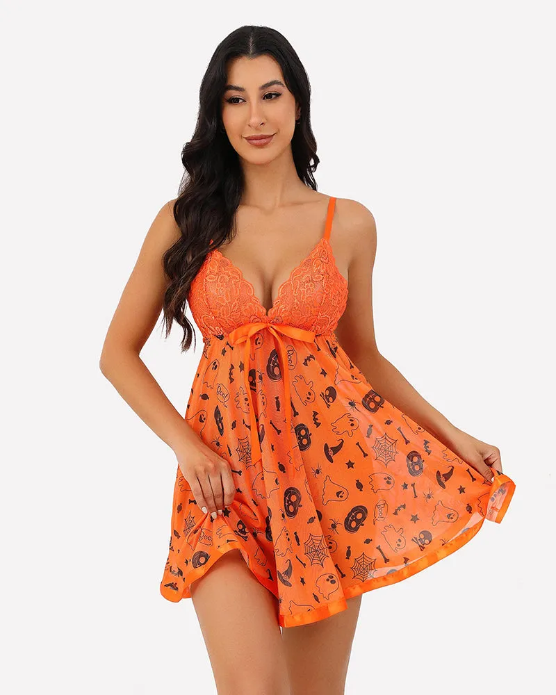 Halloween Lingerie Lace Babydoll