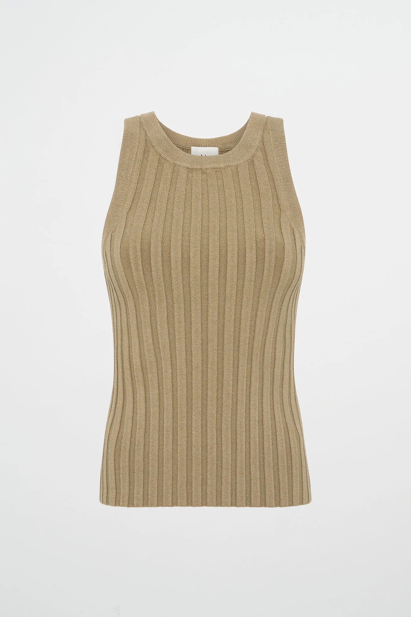 Hydra Racer Knit Ribbed Top