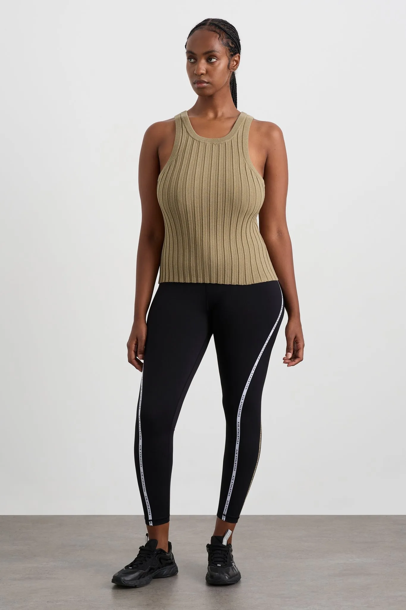 Hydra Racer Knit Ribbed Top