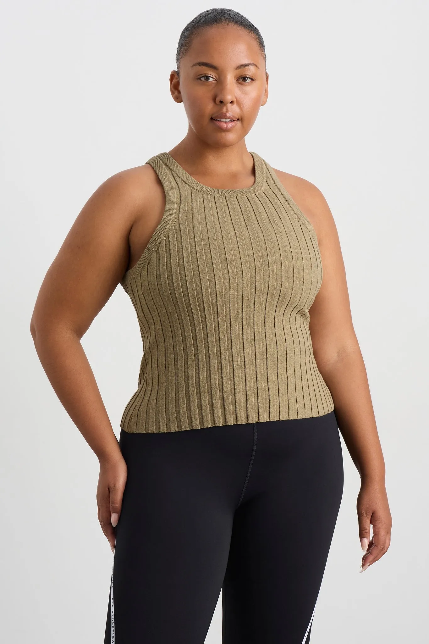 Hydra Racer Knit Ribbed Top
