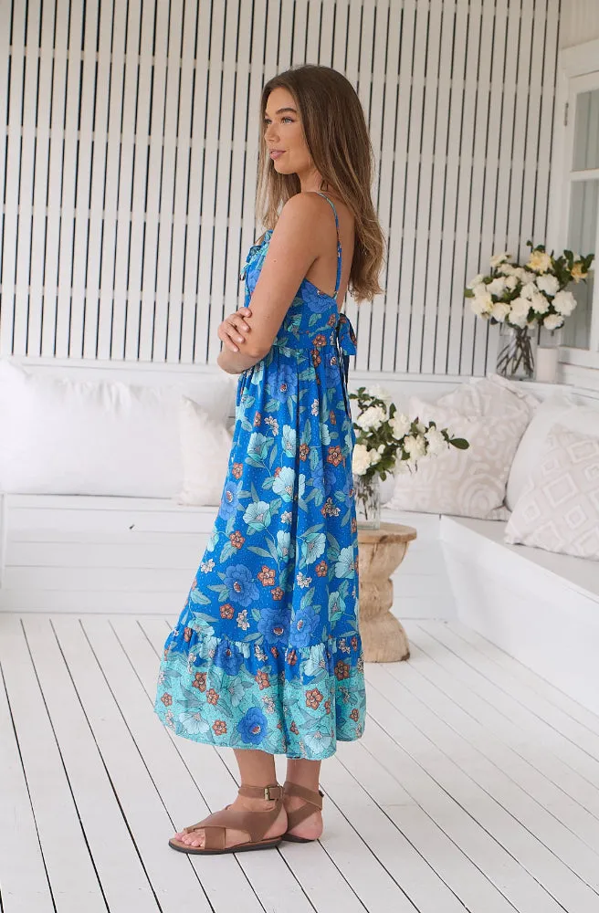 Jaase Love in Mist Print Natalia Midi Dress