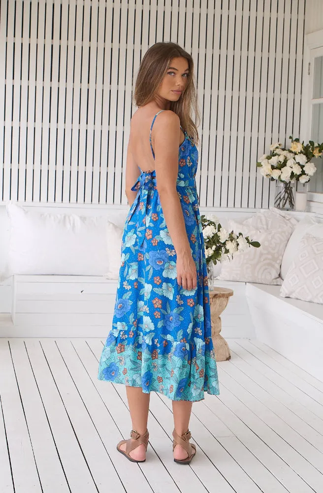 Jaase Love in Mist Print Natalia Midi Dress