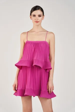 Kate Pleated Mini Dress
