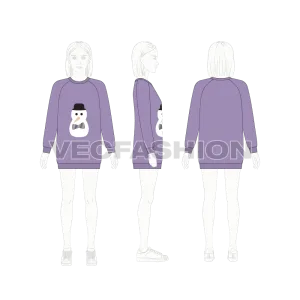 Kids Girls Sweater Dress