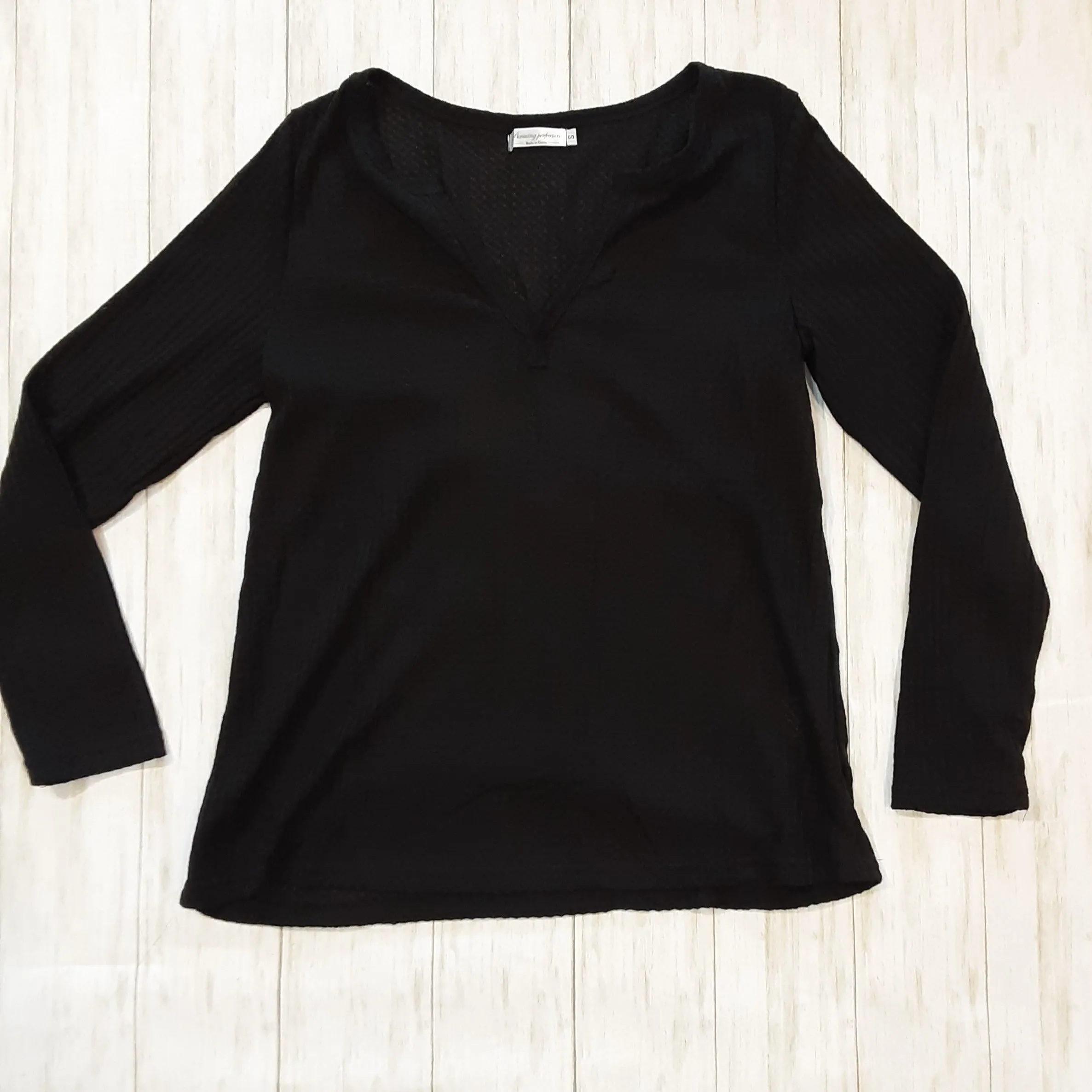 Light Weight Waffle Knit Top