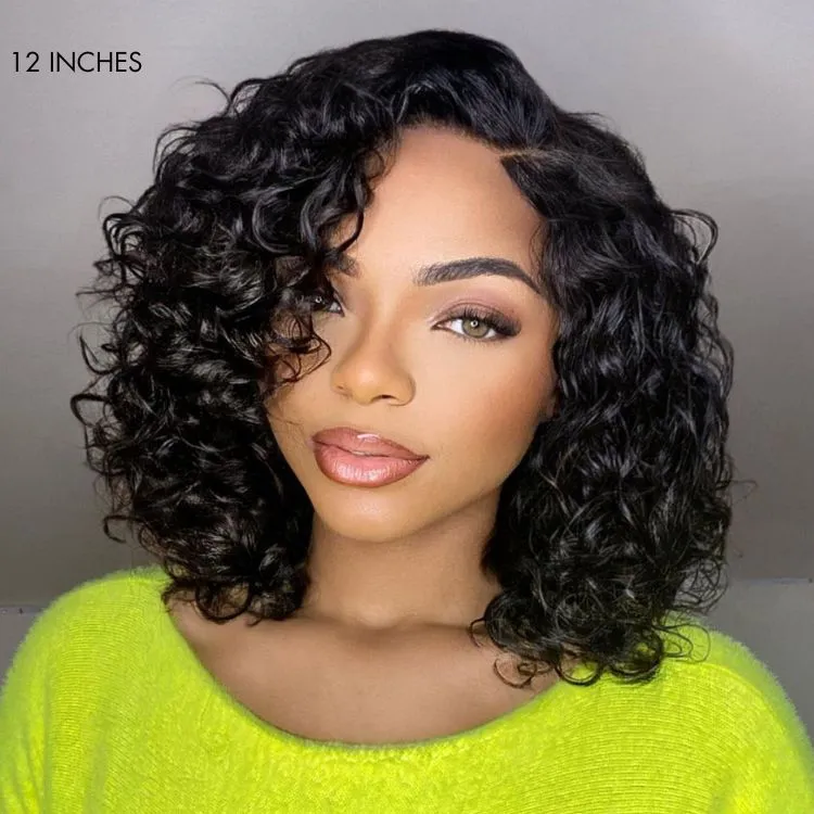Luvme All-Day Comfort Wig Deep Wave Glueless Minimalist HD Lace Human Hair Curly Wig Pre-Cut Lace