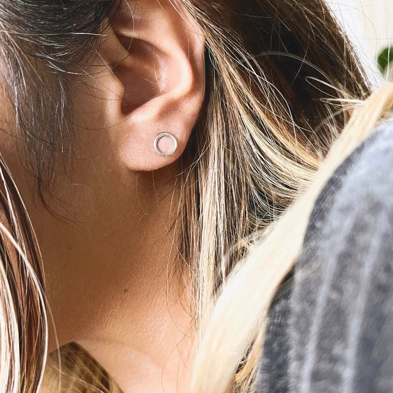 Minimalist Circle Stud