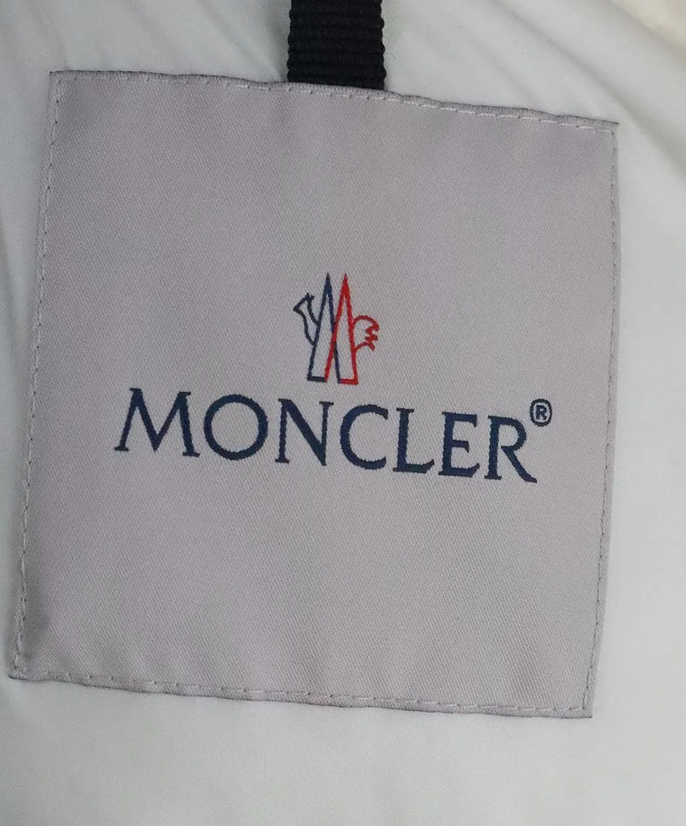 Moncler White Down Coat sz 2