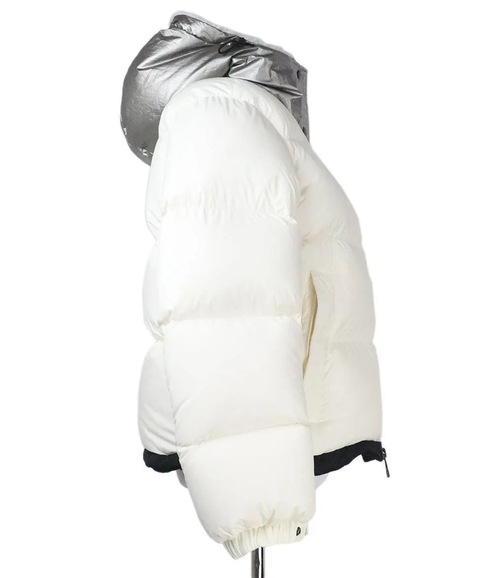 Moncler White Down Coat sz 2