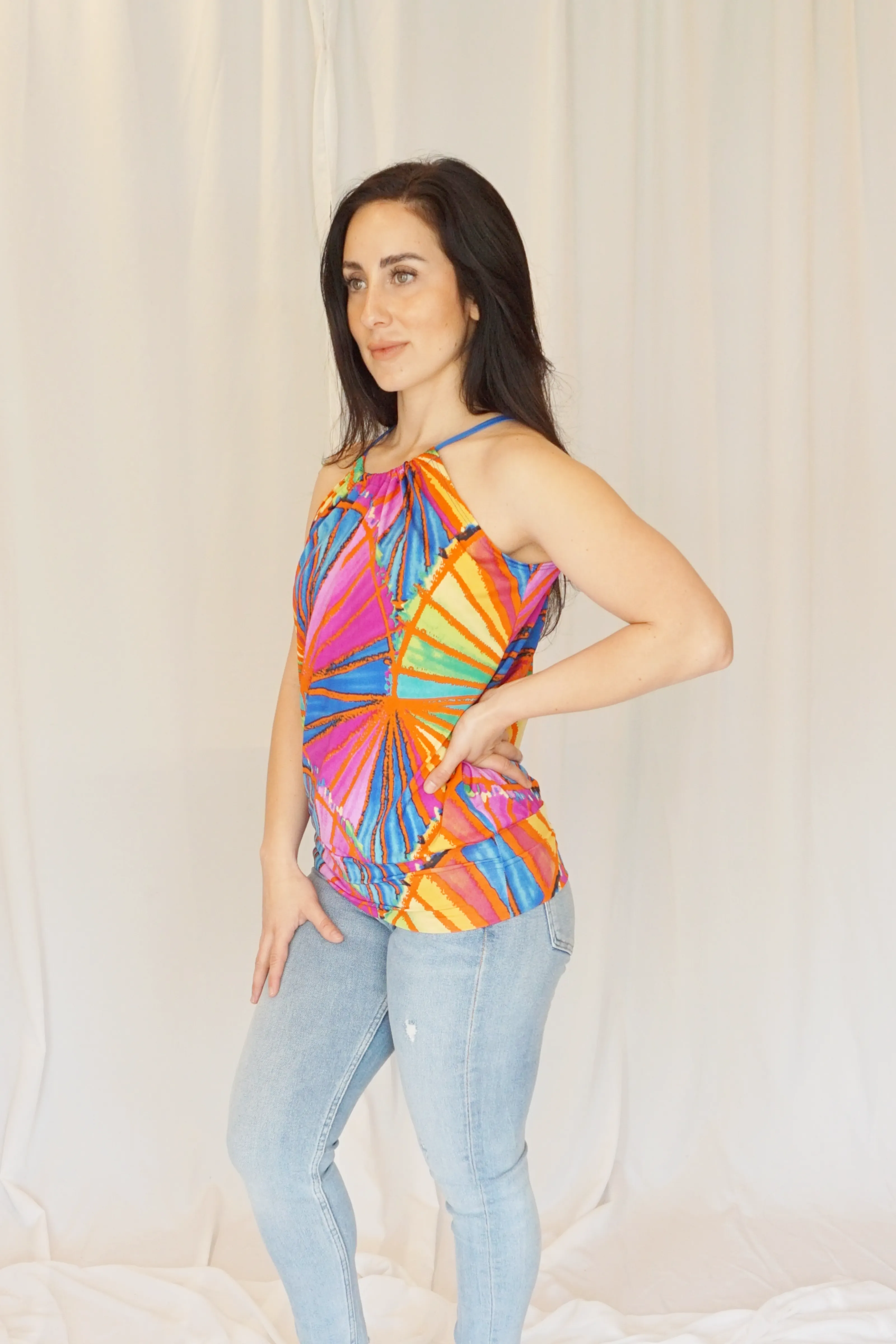 Mosaic Spaghetti Top