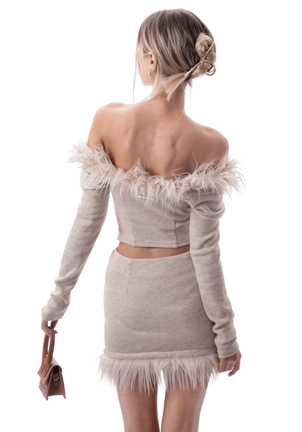 Off Shoulder Knit Top