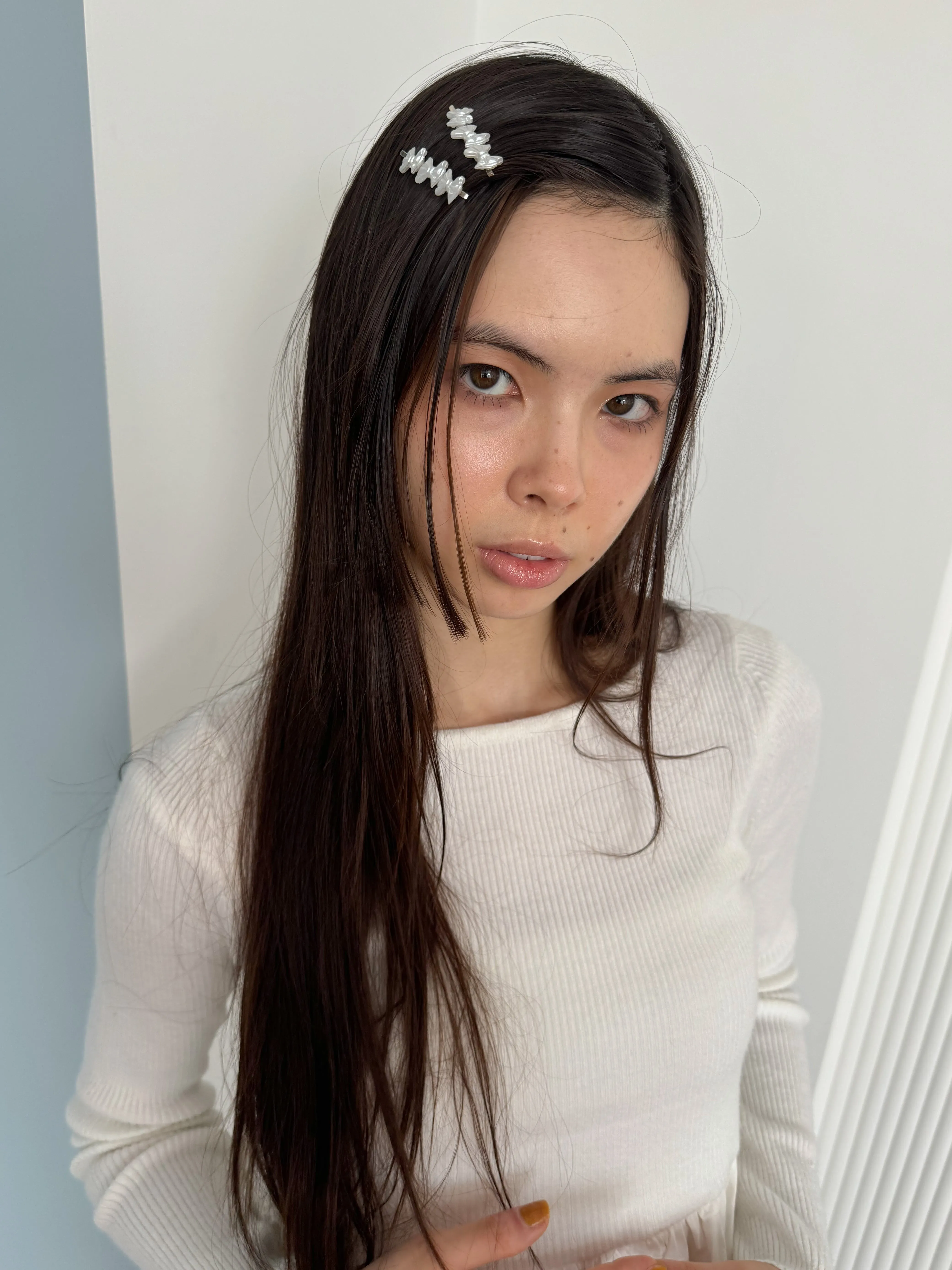 Peplum Rib Knit Top