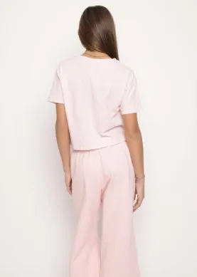 Petal Bloom Cap Sleeve Babydoll Tee
