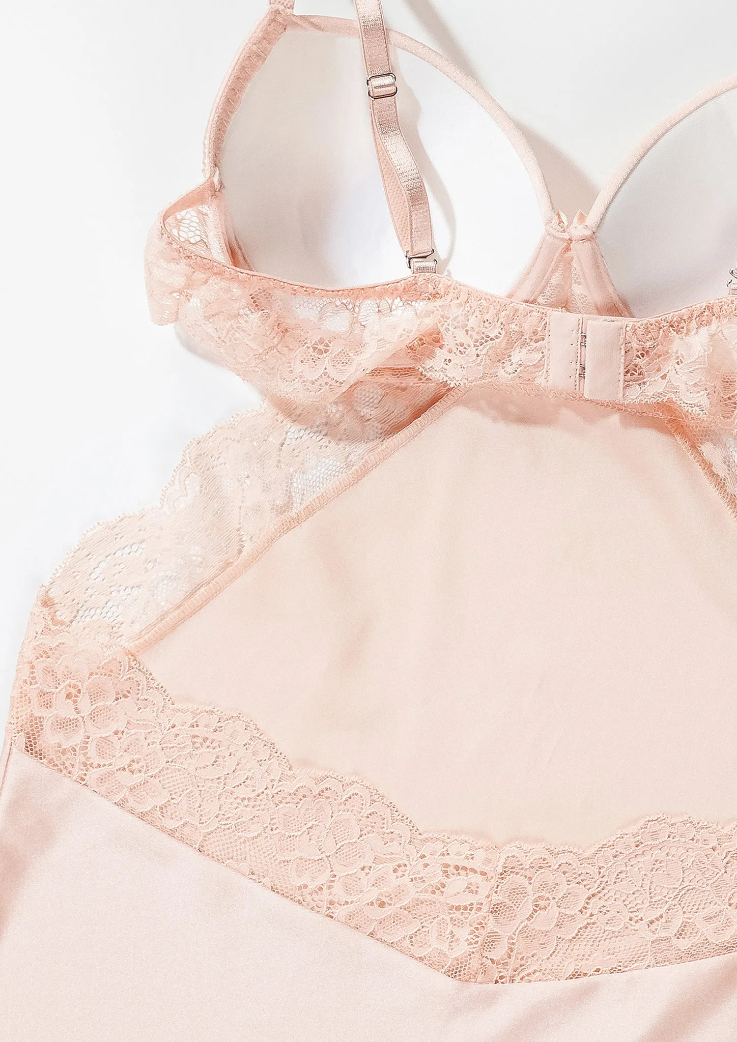 Satin Padded Cup Babydoll 4350