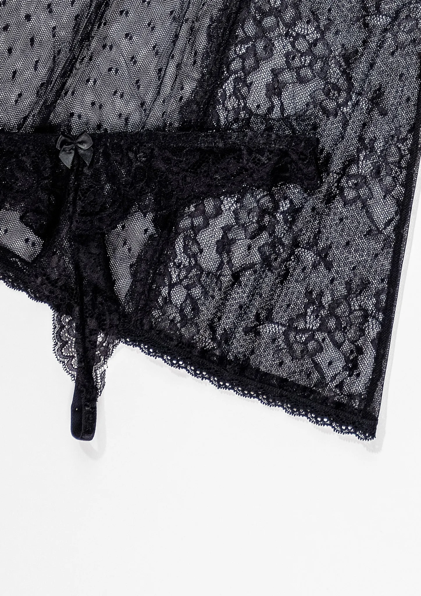 Sexy Babydoll Mesh And Lace 4355