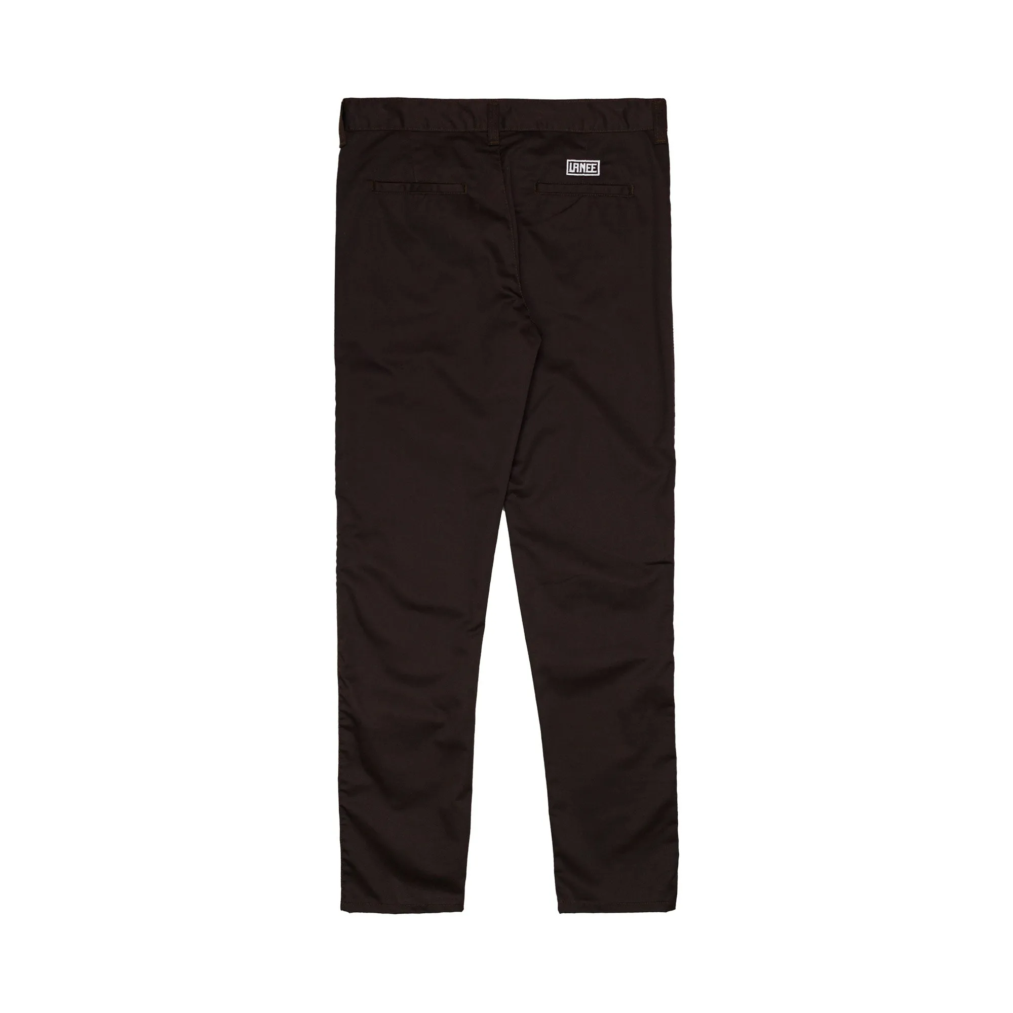 SLIM-FIT BROWN CHINO PANTS