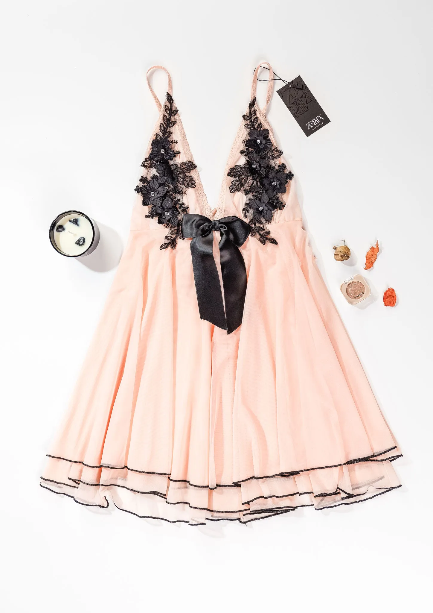 Stretch Mesh Babydoll 4270-24
