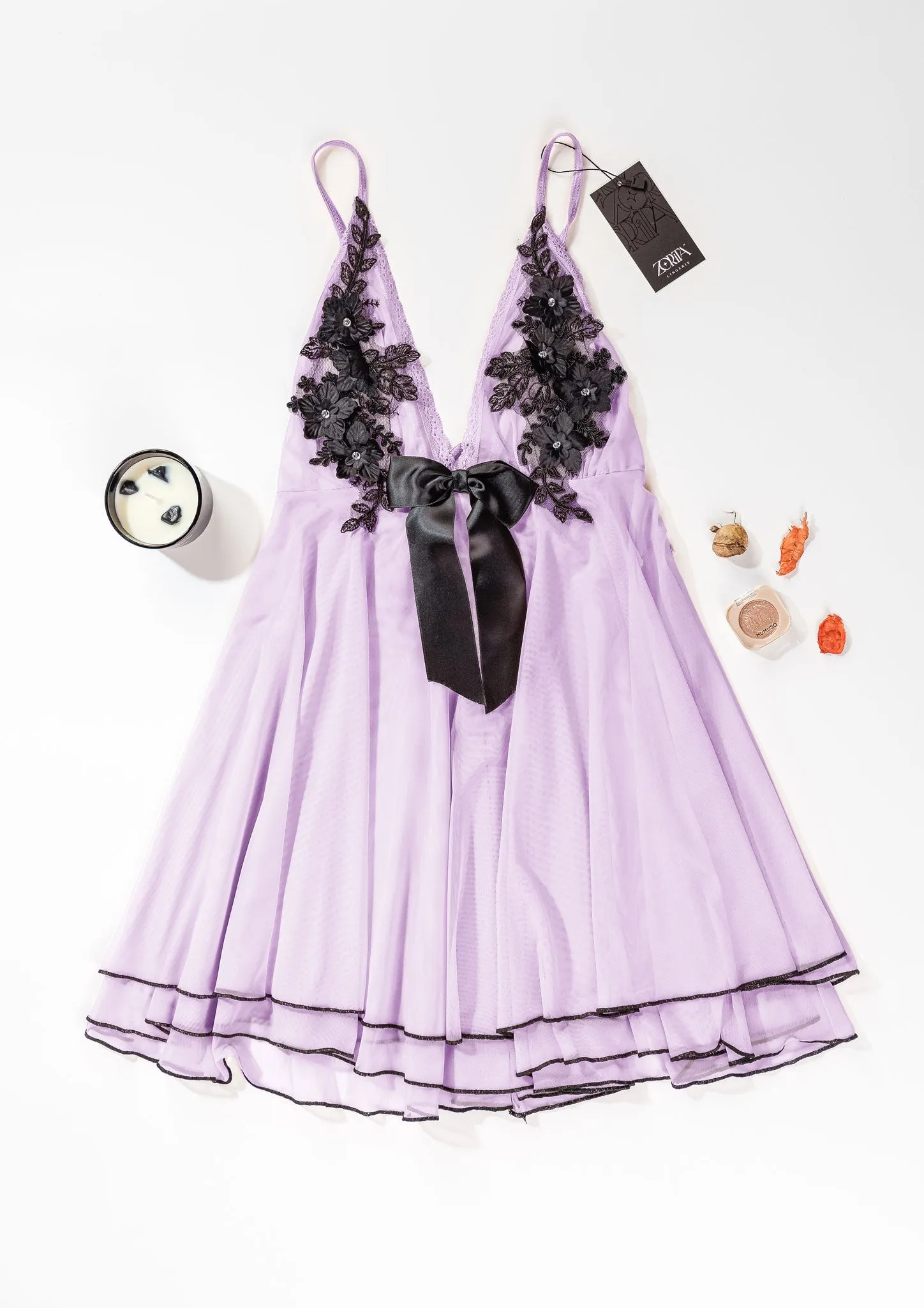 Stretch Mesh Babydoll 4270-24