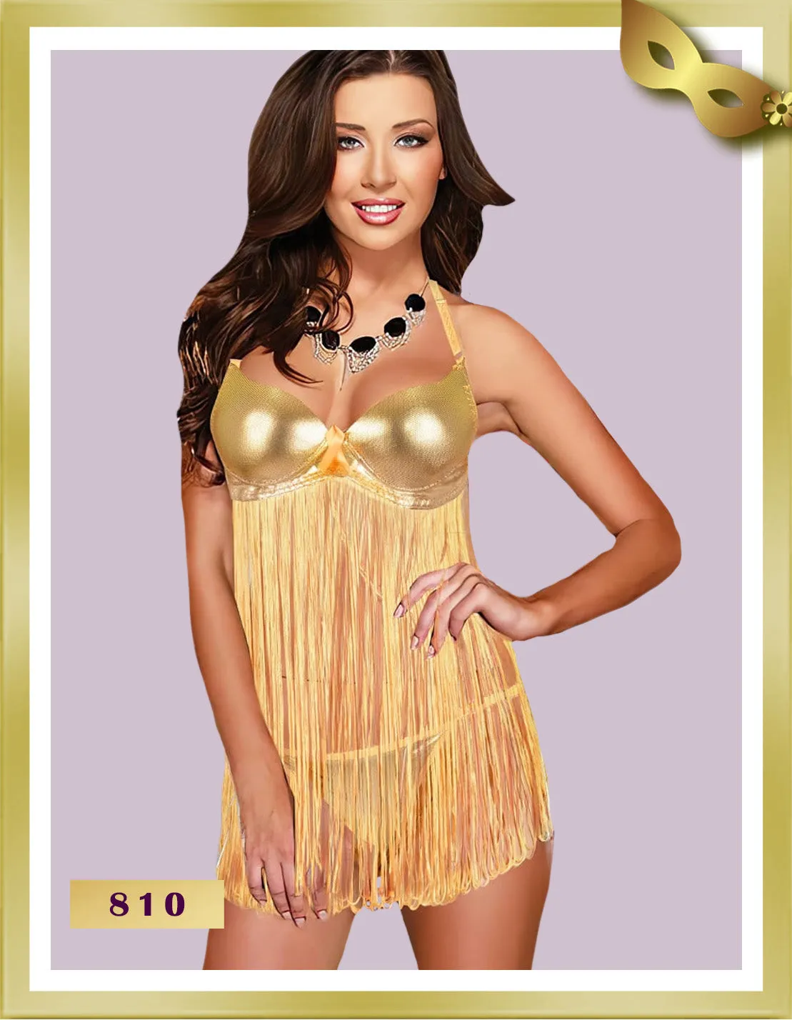 Tasseled Lingerie Nightgown 810