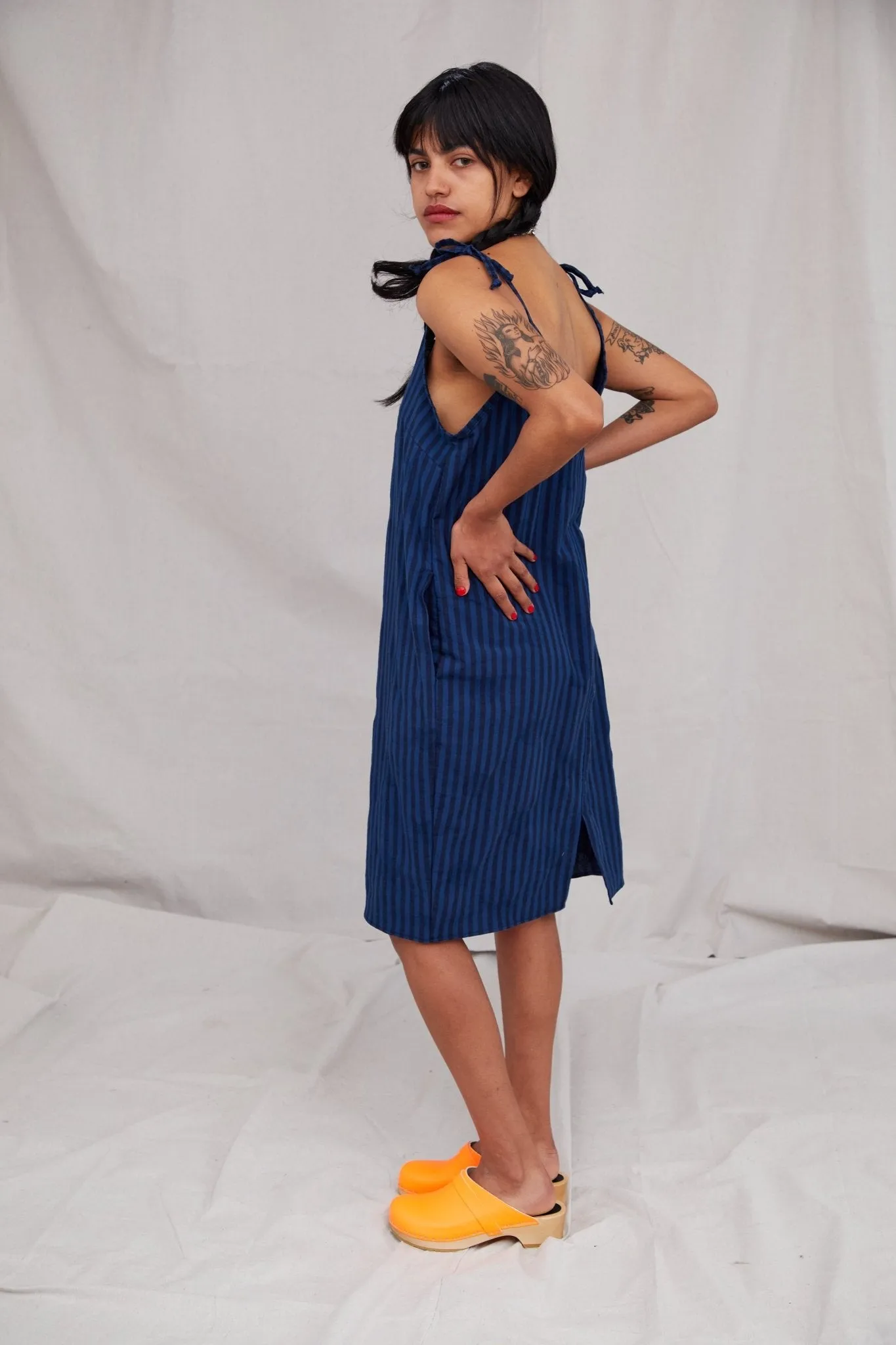 Tie Dress in Stripe