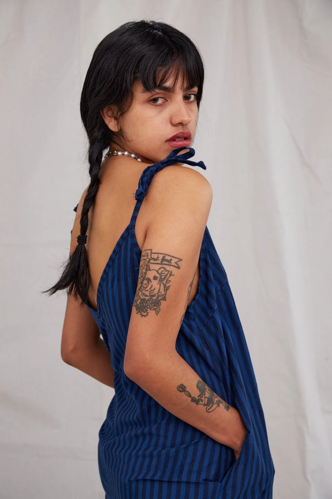 Tie Dress in Stripe
