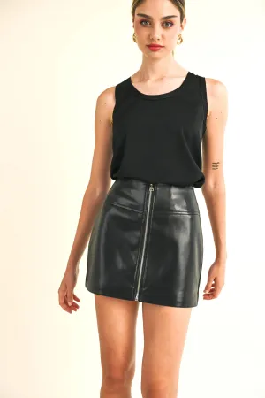 Two Toned Tank Top- BlackJT125