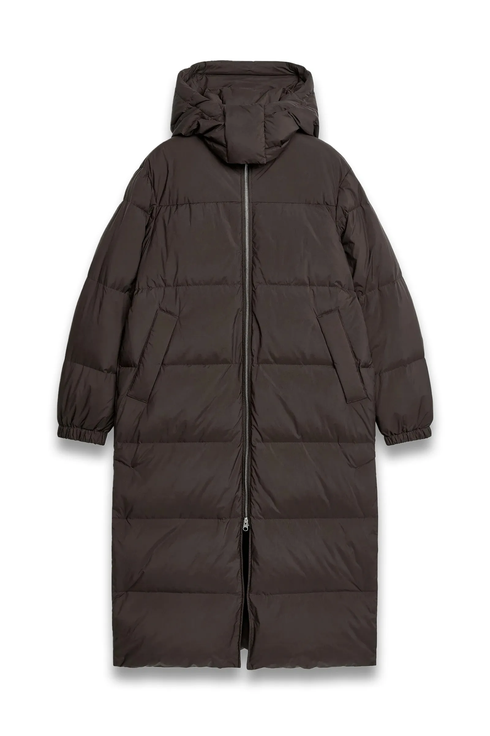 Upcycled Down Long Coat