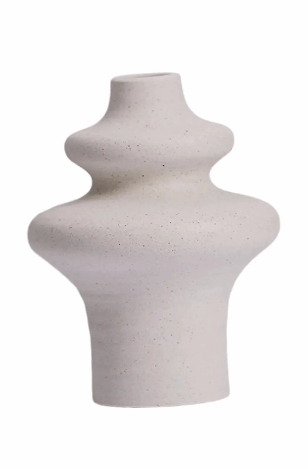 Wavy contemporary vase